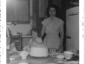 1956 May 28th Mary's 3rd birthday Angel Food.jpg
